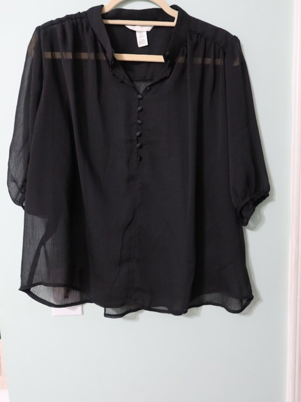 H&M Black Top XL Like New